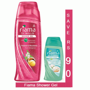 Fiama Patchouli & Macadamia Shower Gel 250 ml+Free BODY WASH worth Rs 90