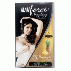 Manforce Pinapple Flavoured Condoms (Pack of 10)