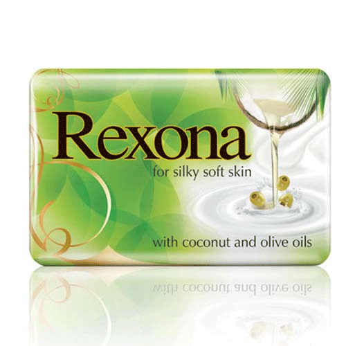 Rexona Soap For Silky Soft Skin With Coconut & Olive Oil 100G