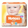Huggies New Dry Medium Size(5-11kg) Diapers (60 Counts)