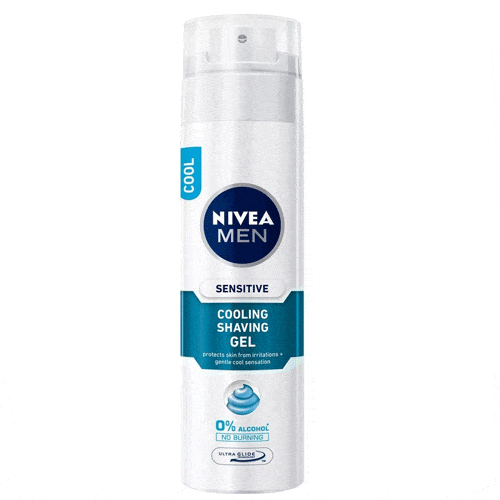 NIVEA Men Sensitive Cooling Shaving Gel 200ml – Super Malda Ka Super Market